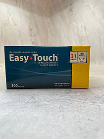 Інсулінові шприци Easy Touch 0,3 мл (8 мм) U-100 (31G), 10 шт