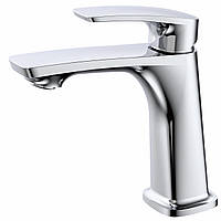 Змішувач для умивальника TROYA MARAJO-01 литий корпус, неповоротний, латунь