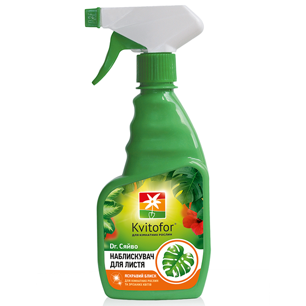 Добриво поліроль Dr. Сяйво наблискувач для листя 300мл. Kvitofor