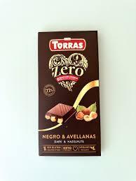 Шоколад чорний з фундуком без цукру та глютену Torras Zero, 150 гр, фото 1