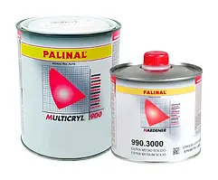 Автоемаль 2К PALINAL (в асортименті) акрилова BLANC BANQUISE CITROEN EWP, 1л + затв. 0,5л