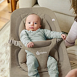 Шезлонг балансир Ergobaby Evolve Bouncer, Soft Olive, фото 5