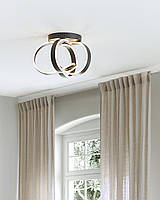 Стельовий дизайнерський світлодіодний світильник NURA чорний колір