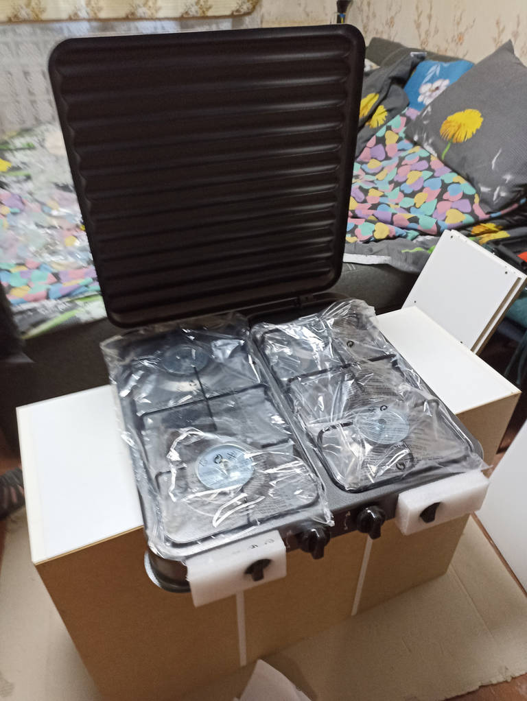 Газова плита Domotec MS 6604 (Настільна 4 конфорки) YU227 - фото покупців 1