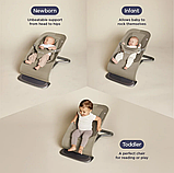 Шезлонг балансир Ergobaby Evolve Bouncer, Soft Olive, фото 4