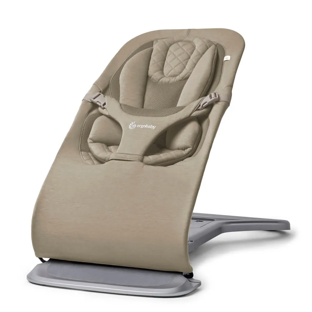 Шезлонг балансир Ergobaby Evolve Bouncer, Soft Olive, фото 1