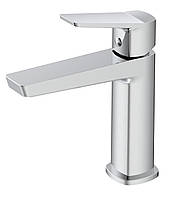 Змішувач для умивальника TROYA LUZON-01 литий корпус, неповоротний, латунь