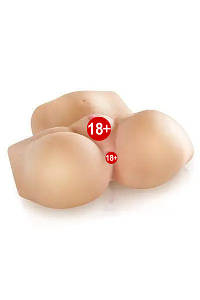 Мастурбатор-напівторс Real Body — Hot Girl, два входи: вагіна та попка (м'ята упаковка!!!!