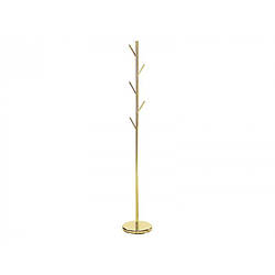 Підлогова металева вішалка ERISZL LOFT золотого кольору для одягу