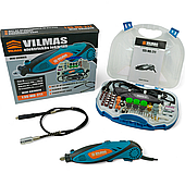 Гравер VILMAS 135-MG-211 (211 насадок, гнучкий вал, ЛАТВІЯ)