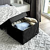 Коробка ORGANIZE для зберігання речей L з кришкою - 30x30x20 см (чорний), фото 5