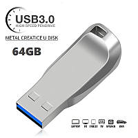 Флеш накопитель USB 3.0 флешка 64 ГБ металлическая