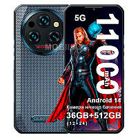 Телефон Oukitel Wp35 Pro 12Gb/512Gb 11000mAh 5G противоударный защищенный IP69K