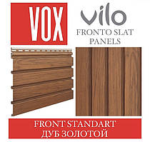 VILO FRONTO Slat Panels (VOX) Фасадна панель Дуб золотий (0,737 м2)