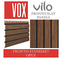 VILO FRONTO Slat Panels (VOX) Фасадна панель Горіх (0,737 м2)