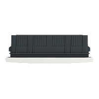 Щит пластиковий Easy9 EU, врізний, 1 ряд 12 модулів, димчасті двері