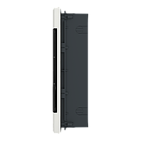 Щит пластиковий Easy9 EU, врізний, 2 ряди по 12 модулів, димчасті двері
