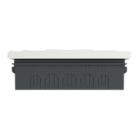 Щит пластиковий Easy9 EU, врізний, 2 ряди по 12 модулів, білі двері