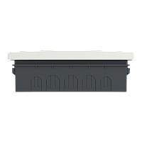 Щит пластиковий Easy9 EU, врізний, 3 ряди по 12 модулів, білі двері