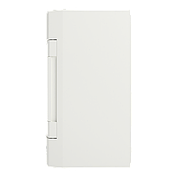 Щит пластиковий Easy9 EU, навісний, 1 ряд 8 модулів, білі двері