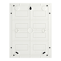 Щит пластиковий Easy9 EU, навісний, 2 ряди по 12 модулів, білі двері