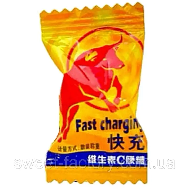 Льодяники JinTian Redbull Energy Candy Fast Charging 1s, фото 1