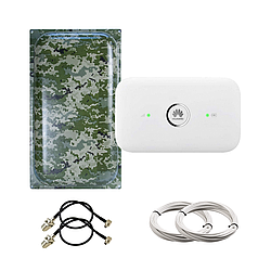 4G антений комплект WIFI роутер Anteniti E5573 + 4G антена RnetT MIMO 2Х17 Дб 900-2700 мГц