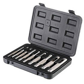 Набір прорізів 9 од. 3-12 мм в кейсі INTERTOOL HT-0239