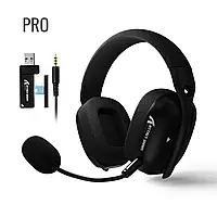 Навушники Attack Shark L80 Pro бездротові Bluetooth і 2.4G ігрові для ПК, PS, Switch, телефона - Чорний