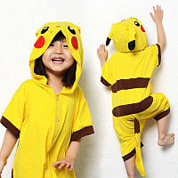 Хлопковый летний кигуруми для детей подростков Пикачу | Летняя пижама Пикачу (2918610697542) .Хит!
