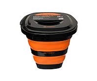 Ведро силиконовое с крышкой Forrest Collapsible Bucket with cover 19л