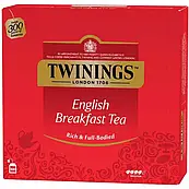 ОРИГІНАЛ! Чай чорний Twinings English Breakfast 100 пакетиків по 2г (Twinings Англійський Сніданок) Великобританія