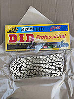 Цепь на мотоцикл сальникова. DID 428HV 136L усиленная. Мотоцепь сальникова DID 428HV