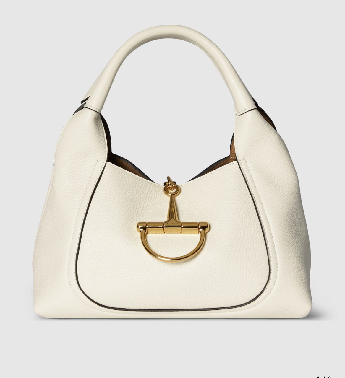 Gucci Softbit Shoulder Bag White, фото 1