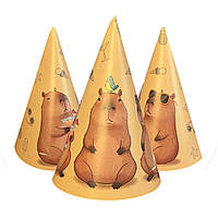Ковпаки святкові "Капібара", 20 шт./пач.