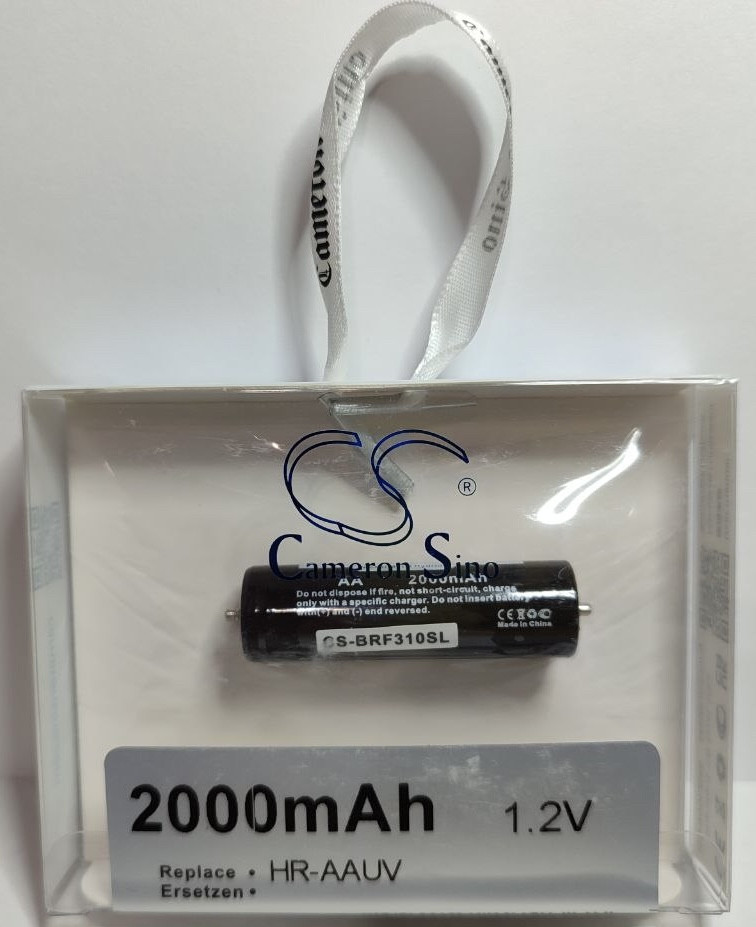 Акумулятор Cameron Sino CS-BRF310SL для Braun Panasonic 1.2V 2000mAh, фото 1