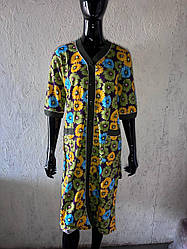 Халат жіночий з ґудзиком (52-60)