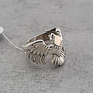 Срібна печатка Орел з золотими пластинами. Чоловіча каблучка перстень с золотом 375 срібло 925 21 розмір, фото 9