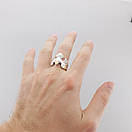 Срібна печатка Орел з золотими пластинами. Чоловіча каблучка перстень с золотом 375 срібло 925 21 розмір, фото 8