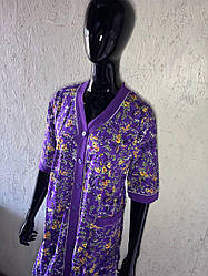 Халат жіночий з ґудзиком (52-60)