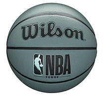 М'яч баскетбольний Wilson NBA Forge Bskt Blue Grey WTB8203XB07 (розмір 7)