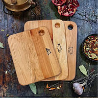 8912 Набор из трех разделочных досок (овощи/рыба/мясо) 20*30*4,5см