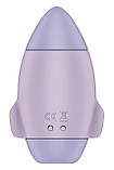 Вібратор Satisfyer Mission Control з вакуумною стимуляцією клітора, фіолетовий, фото 4