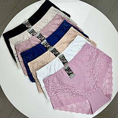 Жіночі великі бавовняні трусики #505 Biweier