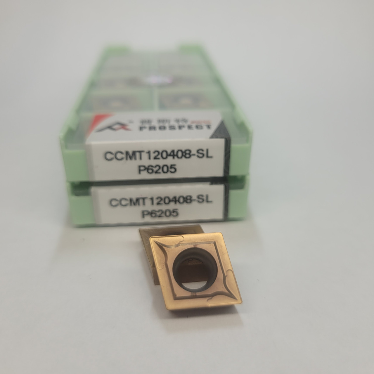 CCMT120408-SL P6205 PROSPECT (Сталь, Нержавіюча сталь) Твердосплавна пластина