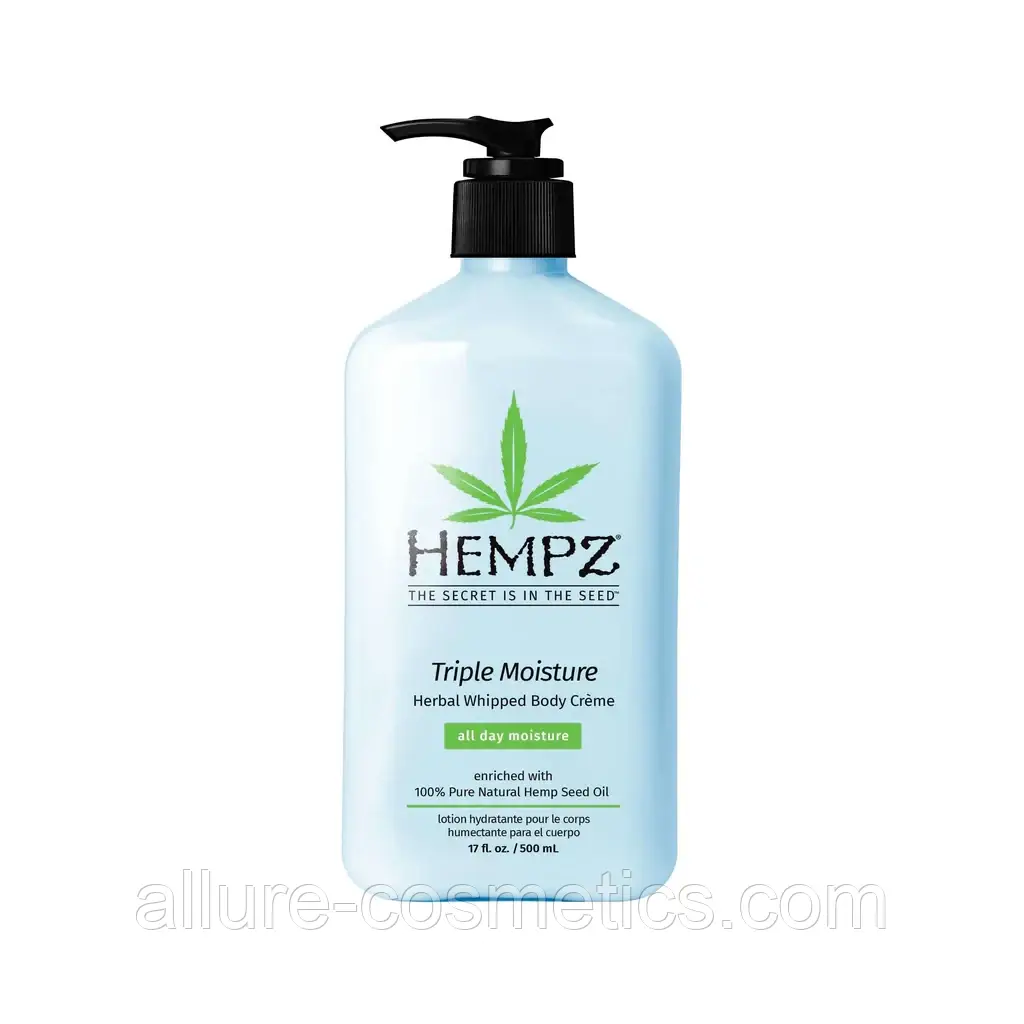 Молочко для тіла HEMPZ Triple Moisture Herbal body Moisturize 500ml, фото 1