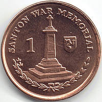 Монета Острова Мен  1 пені 2004-2016 рр.