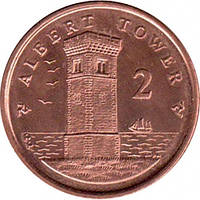 Монета Острова Мен 2 пенса 2004-2016 рр.