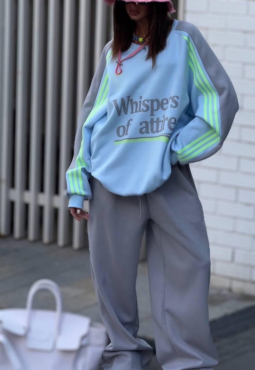 Жіночий спортивний костюм із тринитки пеньє м'яка тепла тканина турецька люкс, фото 1