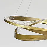 Підвісна люстра на два кільця YDH2200/80+60GD, фото 4
